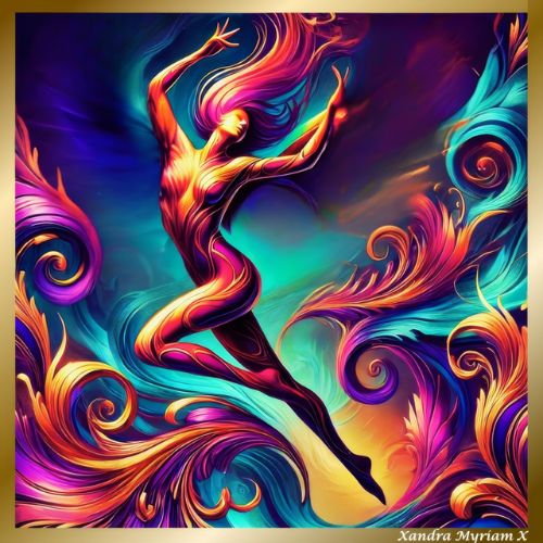 "Fire Dancer" Luxury Italian Silk Scarf –  From Lake Como