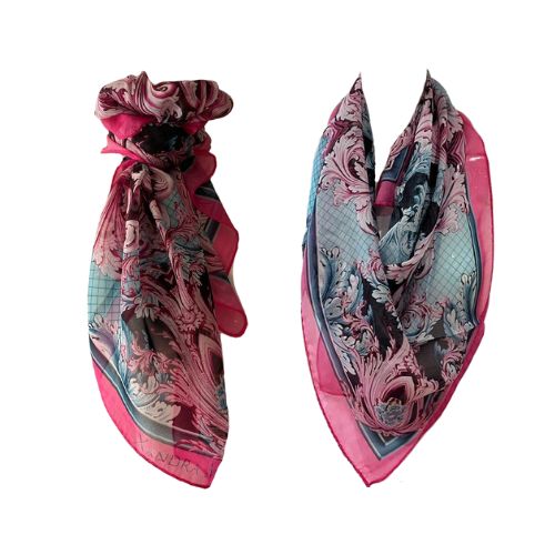 "Italian Ceiling" Luxury Italian Silk Scarf