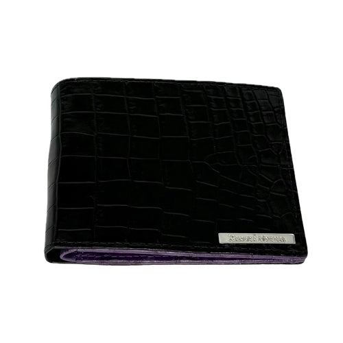 "Easy Chic" Two-Colored Folded Crocodile Wallet