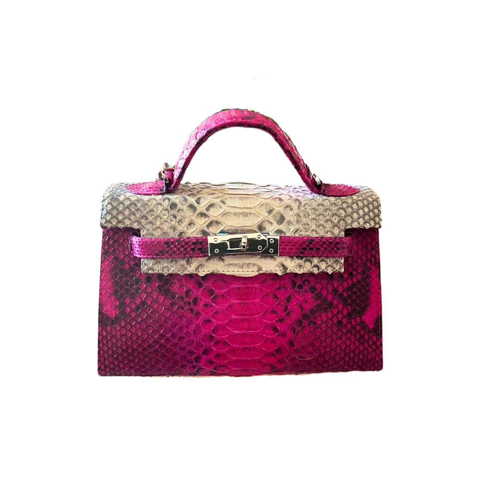 Fuchsia Python Purse - Showcase